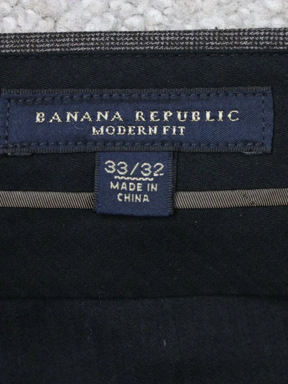 Brooks Brothers Pants Men 32x32 Gray 100% Wool Modern Fit Acetate Lined Straight